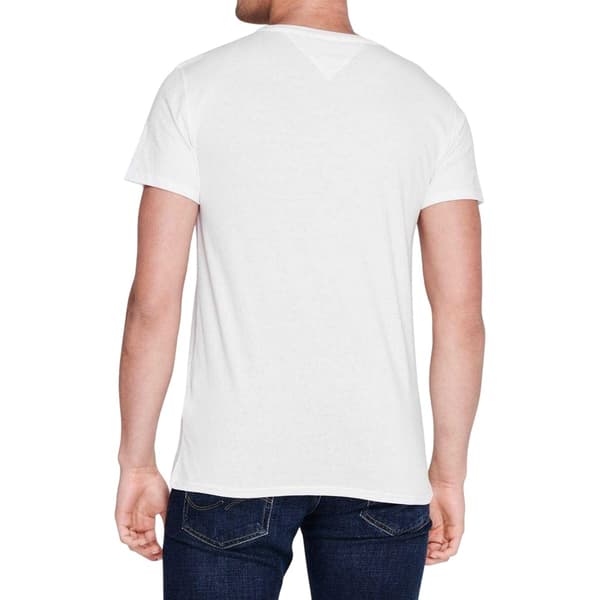 Tommy Jeans Herr Broderad Logotyp Lös T-Shirt L Vit White L