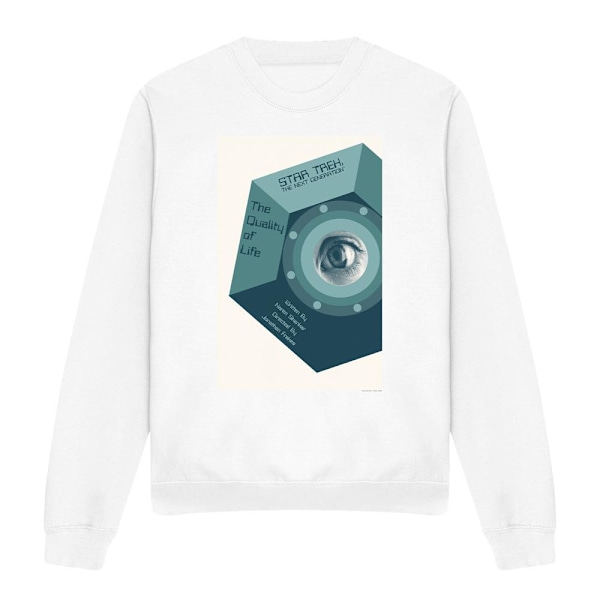 Star Trek Unisex Vuxen The Next Generation Säsong 6 Avsnitt 9 S White S