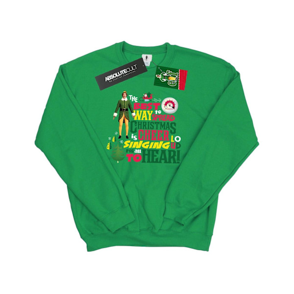 Elf Herr Julglädje Sweatshirt M Irländsk Grön Irish Green M