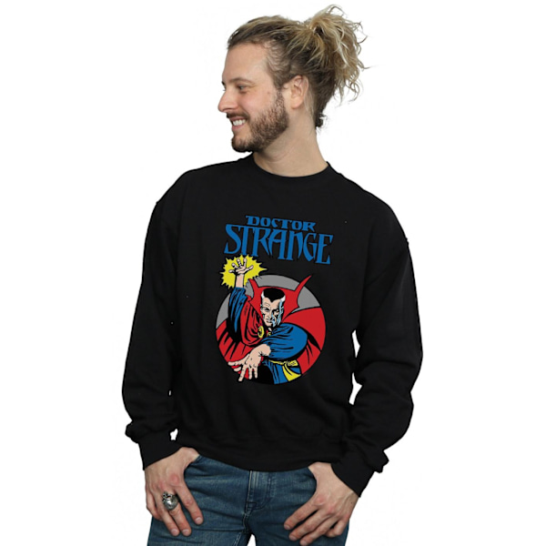 Marvel Herr Doctor Strange Cirkel Sweatshirt M Svart Black M