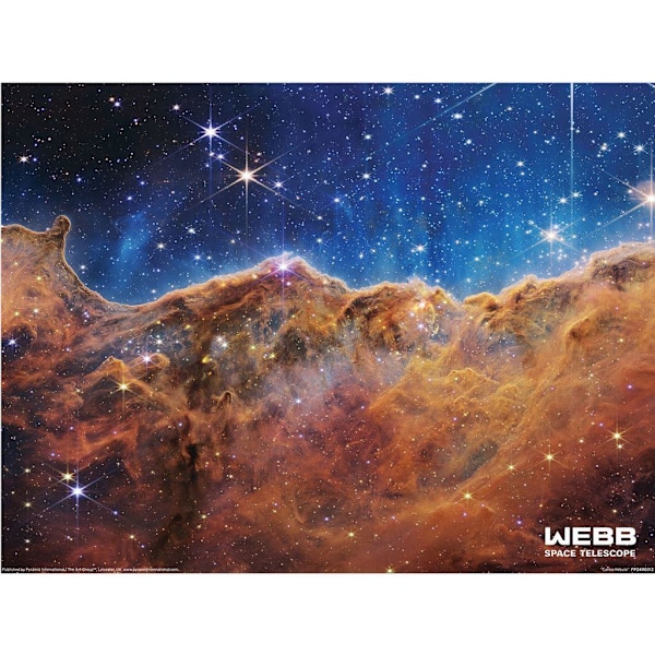 Webb rymdteleskop Carina Nebula Print 40cm x 30cm Multicolou Multicoloured 40cm x 30cm