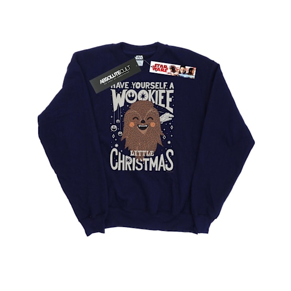 Star Wars Dam/Damer Wookiee Liten Jultröja S Marinblå Navy Blue S