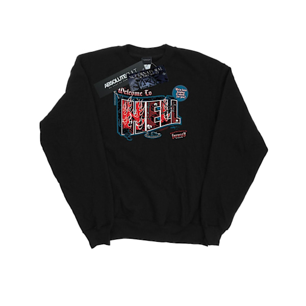 Supernatural Herr Welcome To Hell Sweatshirt 3XL Svart Black 3XL