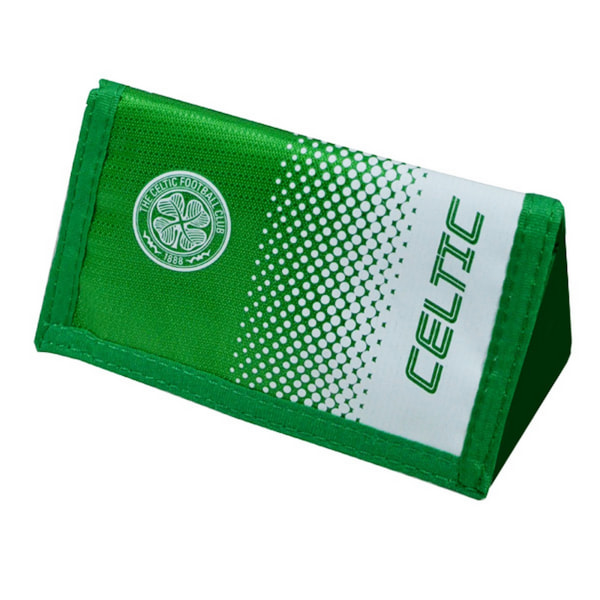 Celtic FC Official Fade Football Crest Design Wallet One Size G Green/White One Size