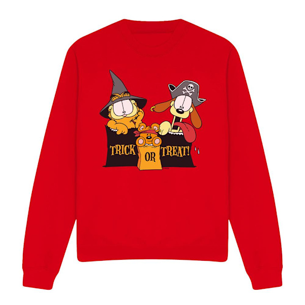 Garfield Unisex Vuxen Bus Eller Godis Tröja S Röd Red S