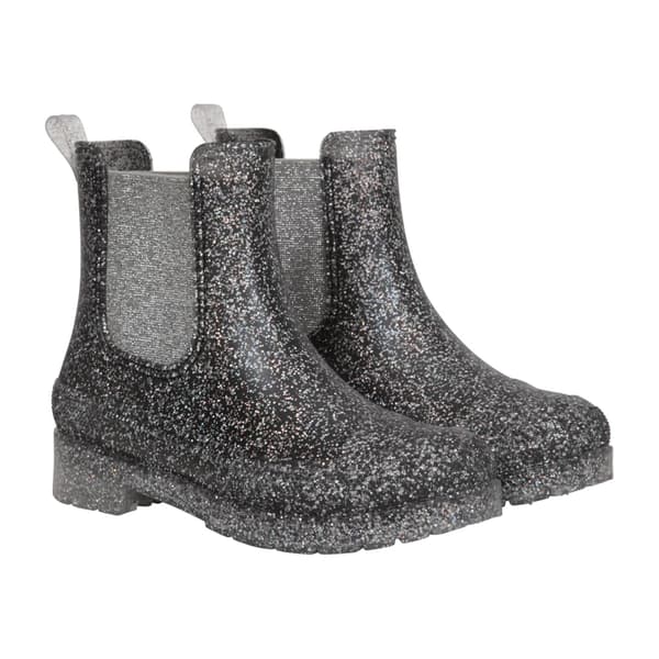 Mountain Warehouse Ziggy Glitter Gummistövlar för barn Black 4 UK