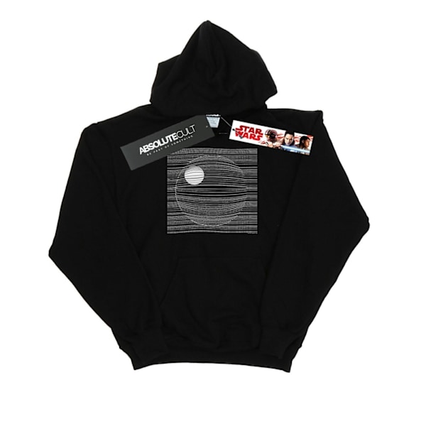 Star Wars Dam/Damer Death Star Lines Hoodie L Svart Black L