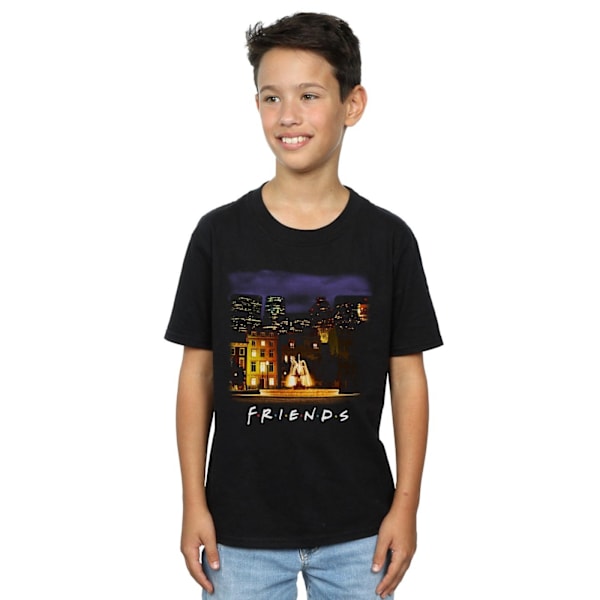 Friends Boys Nightime Fountain T-Shirt 5-6 år Svart Black 5-6 Years