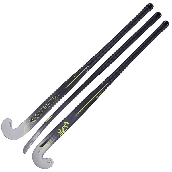 Kookaburra Light Phyton L-Bow Field Hockey Stick 36.5in Black/G Black/Grey/Lime 36.5in