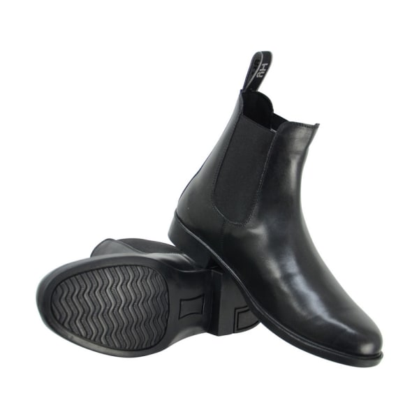 HyLAND Adults Melford Läder Jodhpur Boots 8 UK Svart Black 8 UK