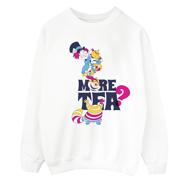 Disney Herr Alice In Wonderland More Tea Sweatshirt M Vit White M