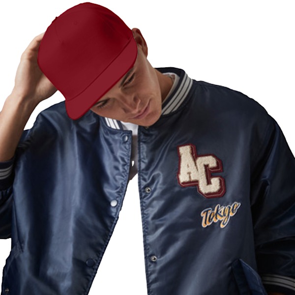 Beechfield Unisex 5-panels Retro Rapper Keps One Size Burgundy Burgundy One Size