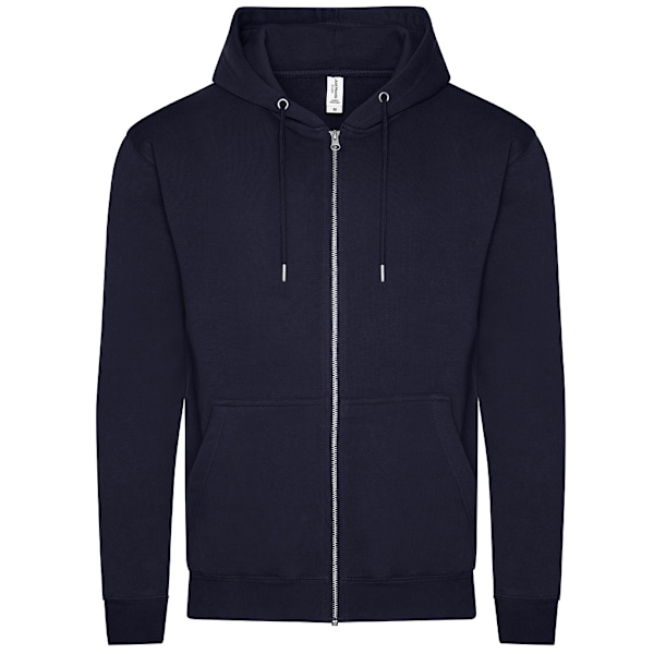 Awdis Mens Organic Full Zip Hoodie L French Navy French Navy L