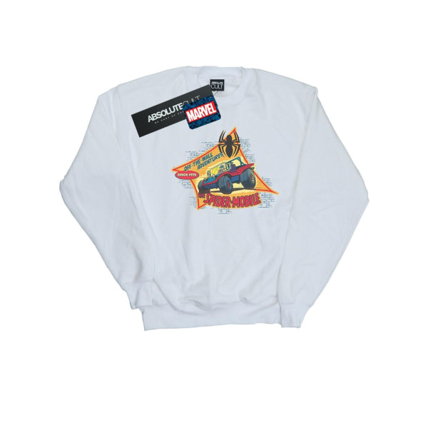 Marvel Dam/Kvinnor Spider-Man The Spider Mobile Sweatshirt S White S