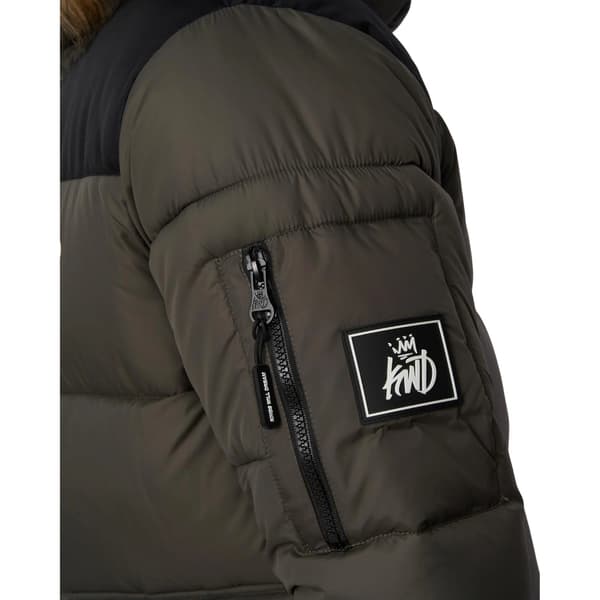 Kings Will Dream Curvlay Parka för män L Oliv Olive L