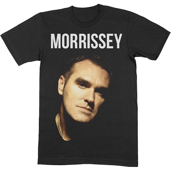 Morrissey Unisex Vuxen Foto Bomull T-shirt S Svart Black S