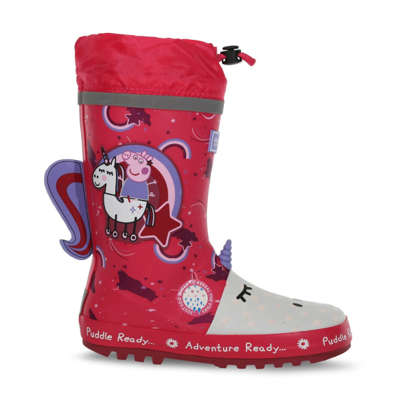 Regatta Childrens/Kids Unicorn Greta Gris Wellington Boots 10 UK Winterberry 10 UK Child