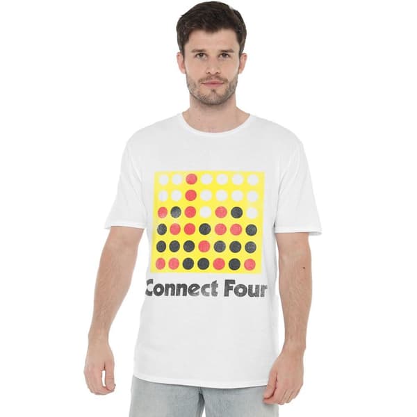 Connect Four Herr T-shirt L Vit White L