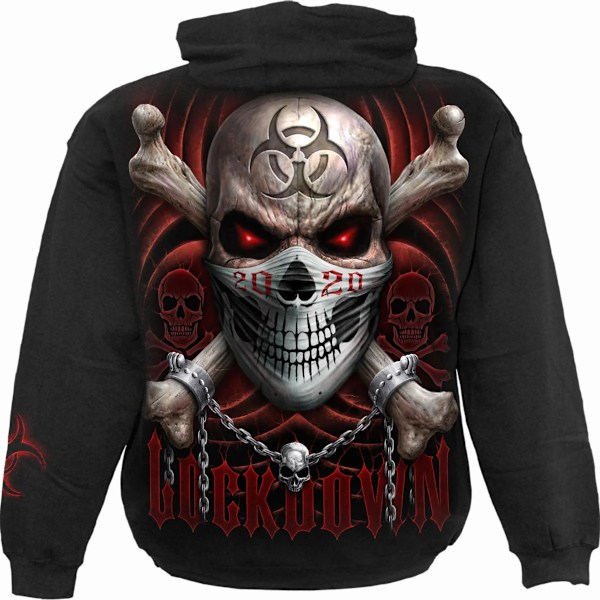 Spiral Direct Unisex Lockdown 2020 Hoodie M Svart Black M