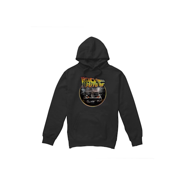 Tillbaka till framtiden Herr Hoodie L Svart Black L