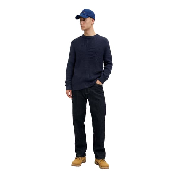 Jack And Jones Herrar Texturerad Långärmad Tröja S Sky Captain Sky Captain S