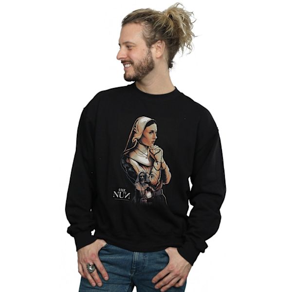 The Nun Mens Sister Irene Sweatshirt 5XL Svart Black 5XL