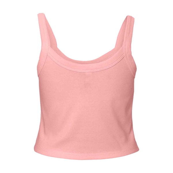 Bella + Canvas Damtanktopp med Spaghettiband, Storlek L, Solid Rosa Solid Pink L