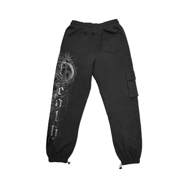 Spiral Direct Unisex Vuxen Death Forever Cargo Joggingbyxor Black M