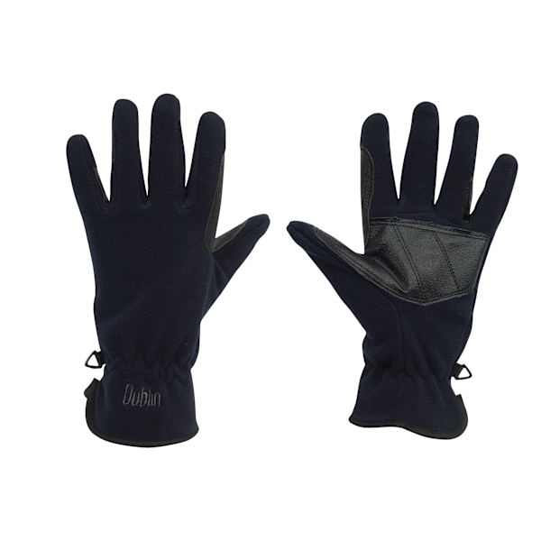 Dublin Vuxen Unisex Polar Fleece Ridhandskar Medium Navy Navy Medium