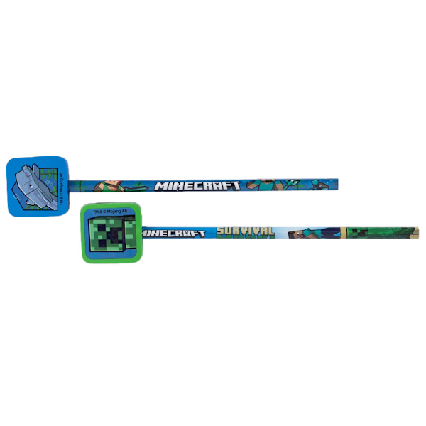 Minecraft Penna och Toppset (2-pack) Storlek: One Size Flerfärgad Multicoloured One Size