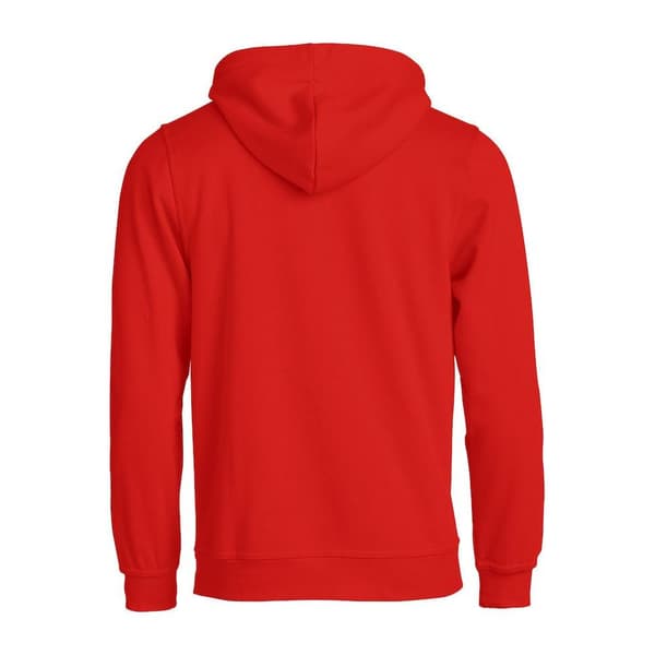 Clique Unisex Basic Hoodie L Röd Red L