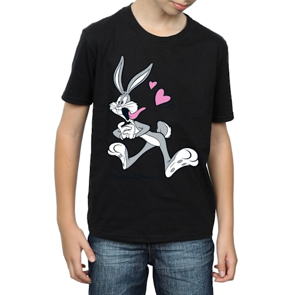 Looney Tunes Boys Bugs Bunny In Love T-Shirt 9-11 År Svart Black 9-11 Years