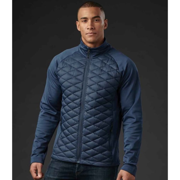 Stormtech Boulder Thermal Padded Jacket XL Indigo Blue för män Indigo Blue XL