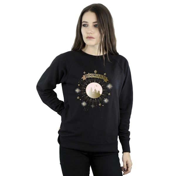 Harry Potter Dam/Kvinnor Hogwarts Yule Ball Sweatshirt L Svart Black L