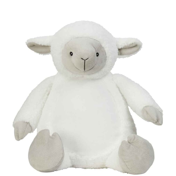 Mumbles Zippie Lamm Plyschleksak One Size Cream Cream One Size