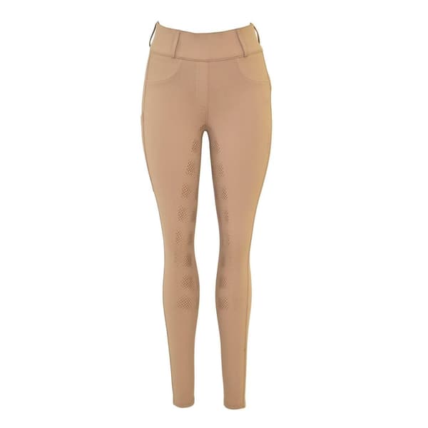 Requisite Dam ProCore Hög Midja Ridtights Beige 16 UK