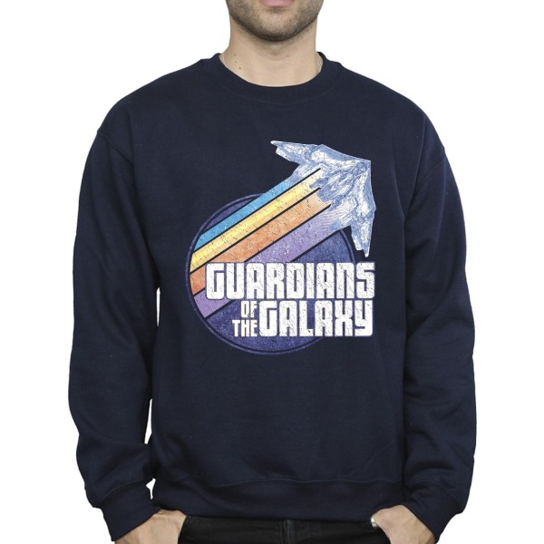 Guardians Of The Galaxy Märken Rocket Sweatshirt S Marinblå Blu Navy Blue S