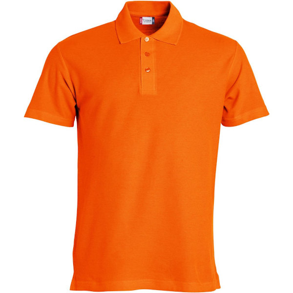 Clique Herr Basic Polotröja XS Blodappelsin Blood Orange XS
