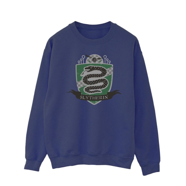 Harry Potter Herr Slytherin Bröstmärke Sweatshirt 3XL Marinblå Navy Blue 3XL