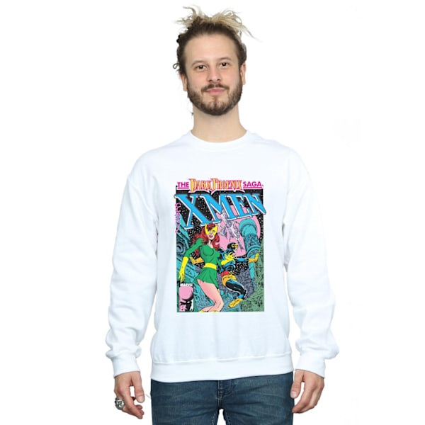 Marvel Mens X-Men The Dark Phoenix Saga Sweatshirt 3XL Vit White 3XL