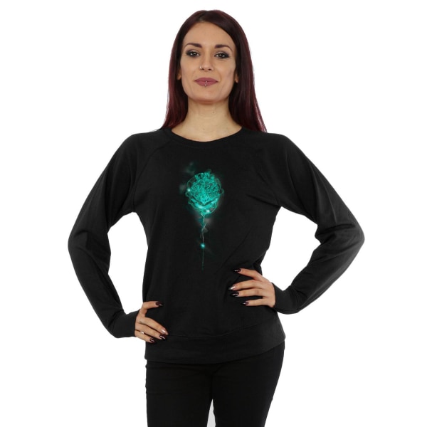 Harry Potter Dam/Dam Hogwarts Crest Mist Sweatshirt XL Bl Black XL