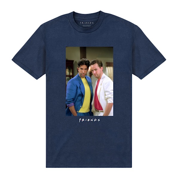 Friends Unisex Vuxen Ross & Chandler T-Shirt M Marinblå Navy Blue M