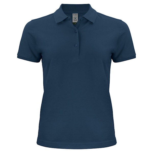 Clique Dam/Dam Organic Cotton Pikétröja S Mörk Marinblå Dark Navy S