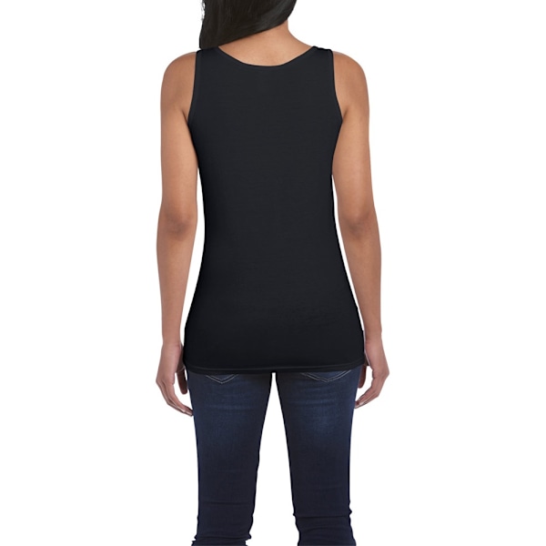 Gildan Dam Soft Style Tank Top Vest M Svart Black M