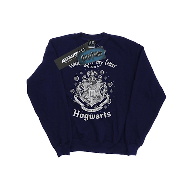 Harry Potter Herr Hogwarts Väntar På Mitt Brev Sweatshirt L N Navy Blue L