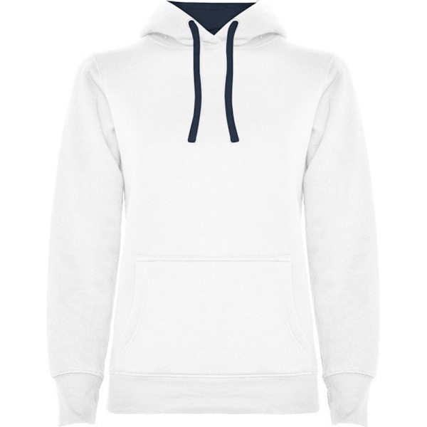 Roly Dam/Kvinnor Urban Hoodie M Vit/Marinblå White/Navy Blue M