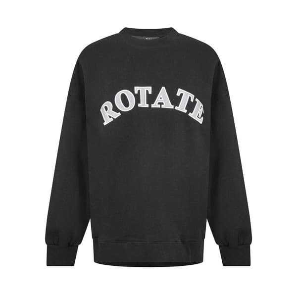 Rotate Sunday Sweatshirt i bomull för dam M Svart Black M