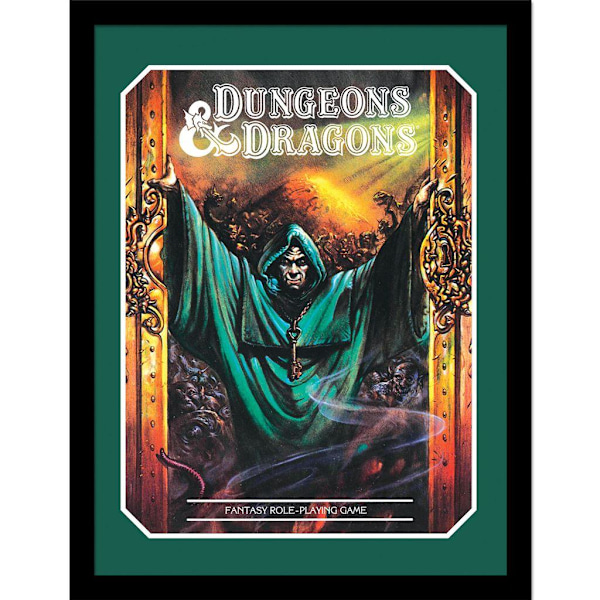 Dungeons & Dragons Dungeon Master inramad affisch 40cm x 30cm Mul Multicoloured 40cm x 30cm
