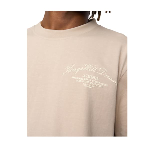 Kings Will Dream Herr Arch Oversized T-shirt L Stone Stone L