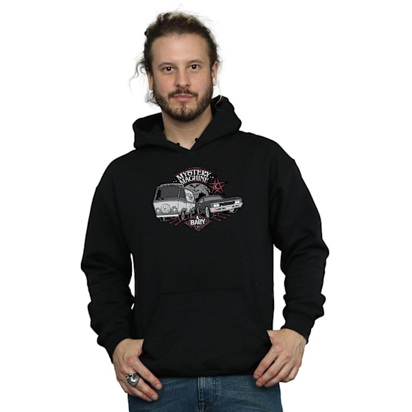 Scoobynatural Herr Mystery Machine Och Baby Hoodie 3XL Svart Black 3XL